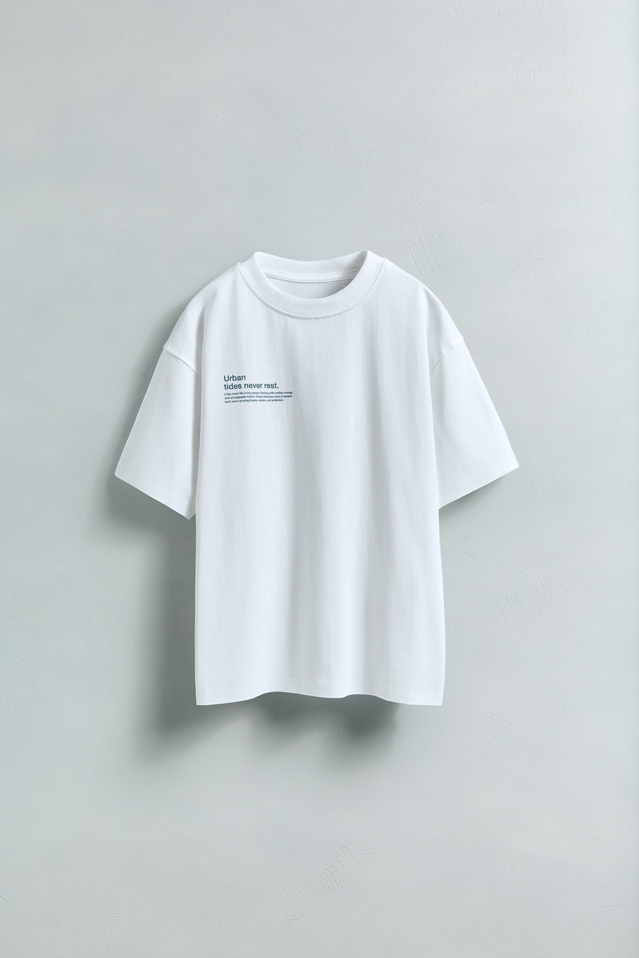 T-SHIRT IMPRIMÉ TEXTE