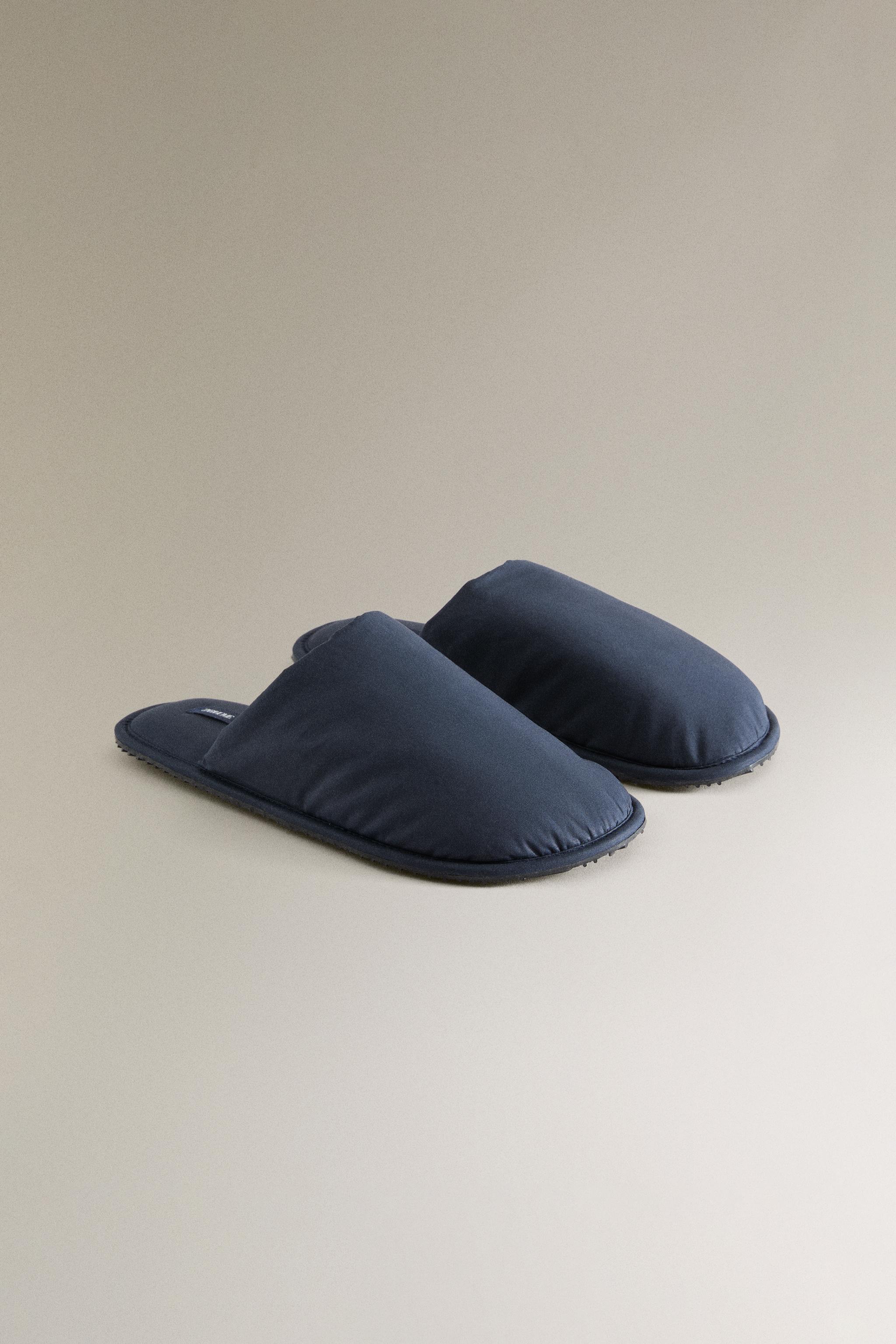 TECHNICAL FABRIC MULE SLIPPERS