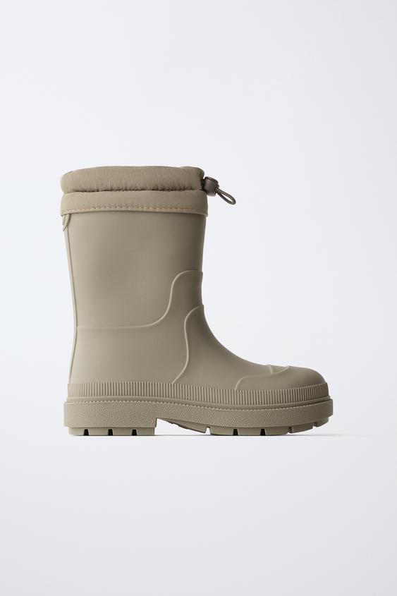 РЕГУЛИРУЕМЫЕ РЕЗИНОВЫЕ САПОГИ — Зеленый от Zara — изображение 0