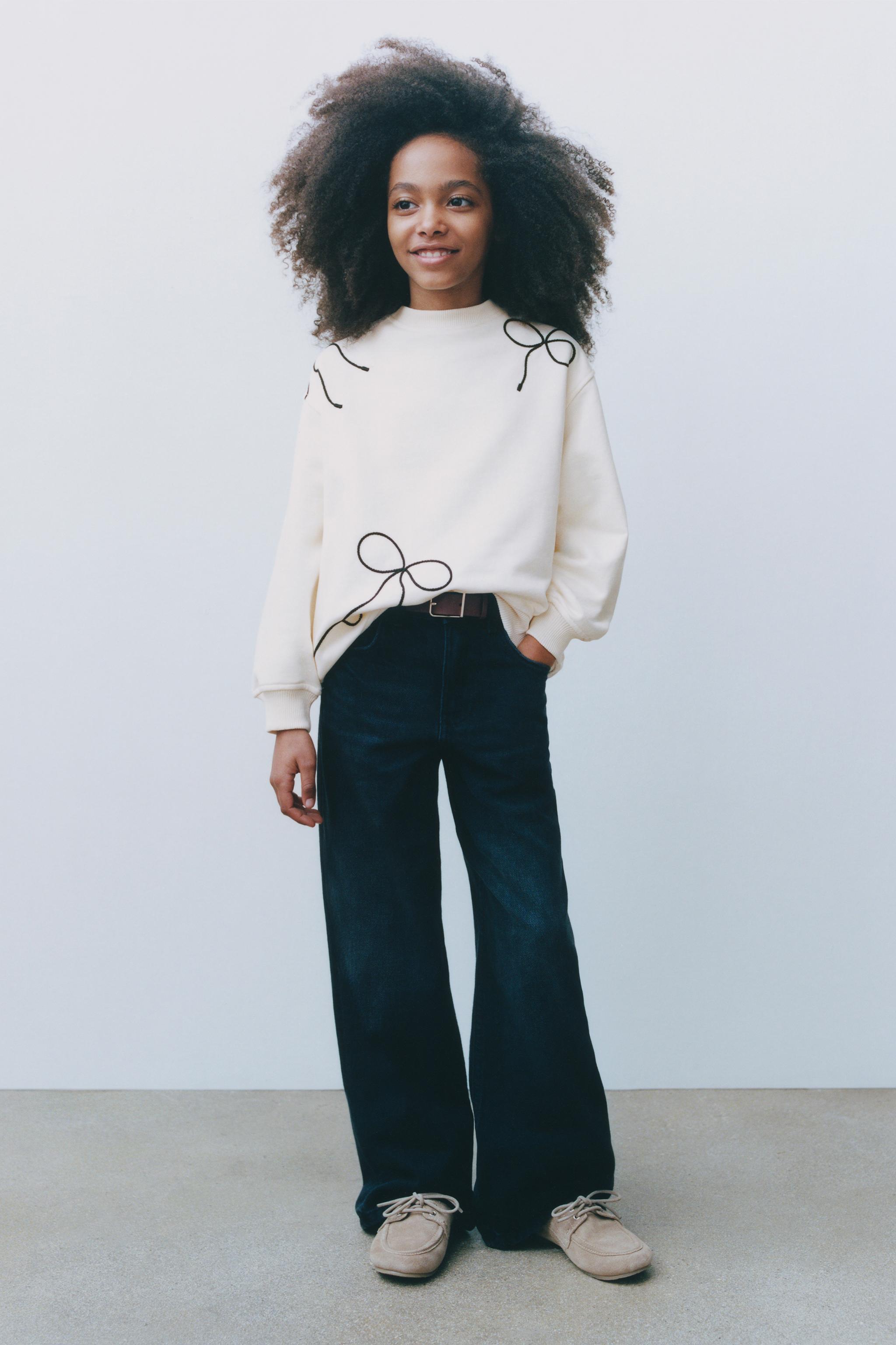 DRAWSTRING TIE SWEATSHIRT - Ecru | ZARA United States
