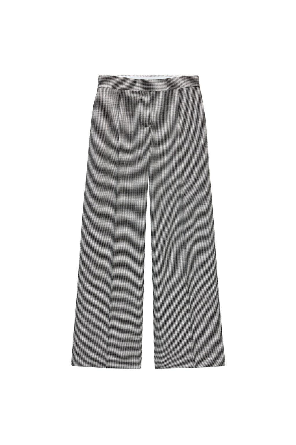 HOUNDSTOOTH WIDE LEG PANTS - image 3