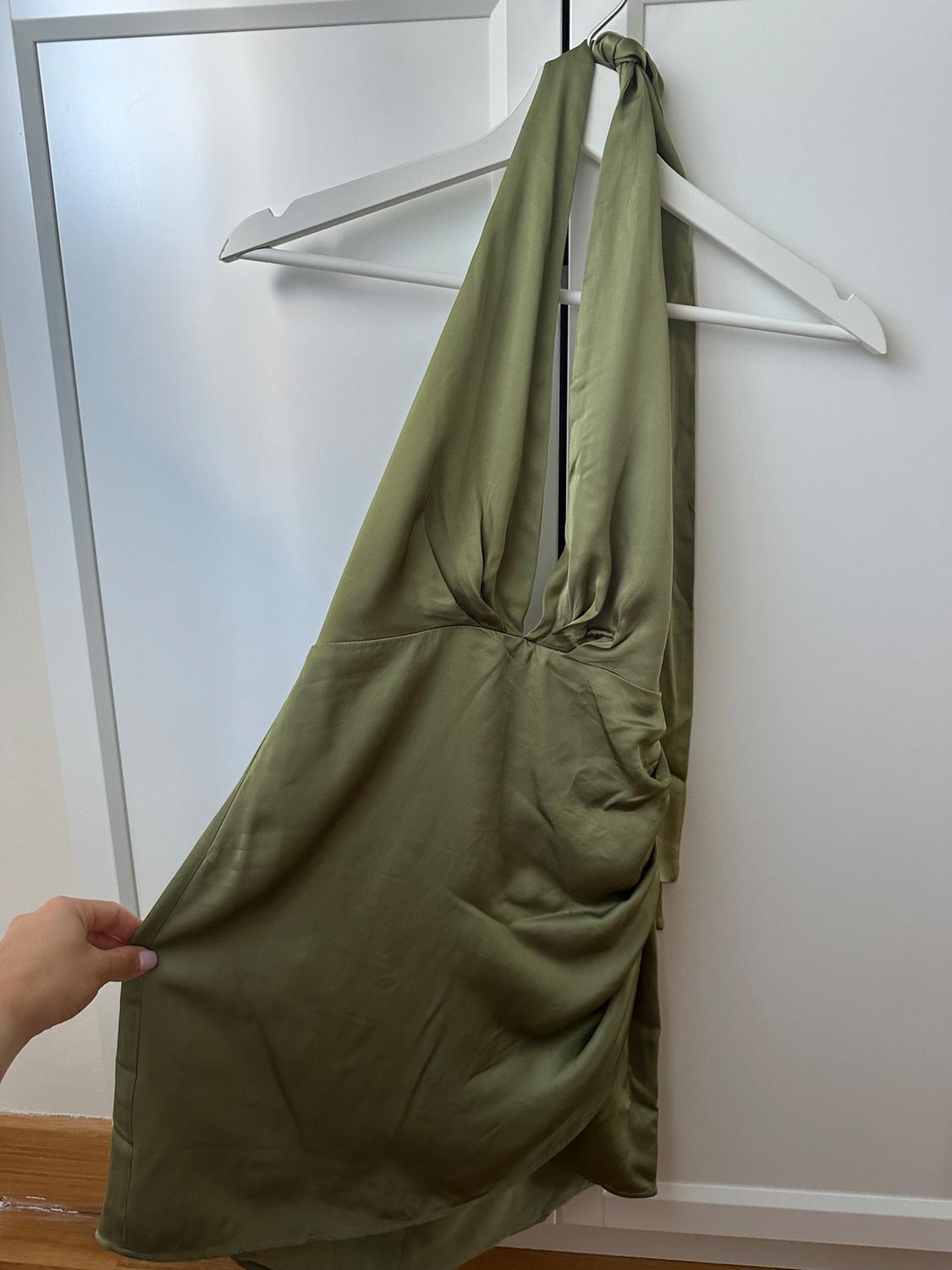 SATIN MINI DRESS - Image 3