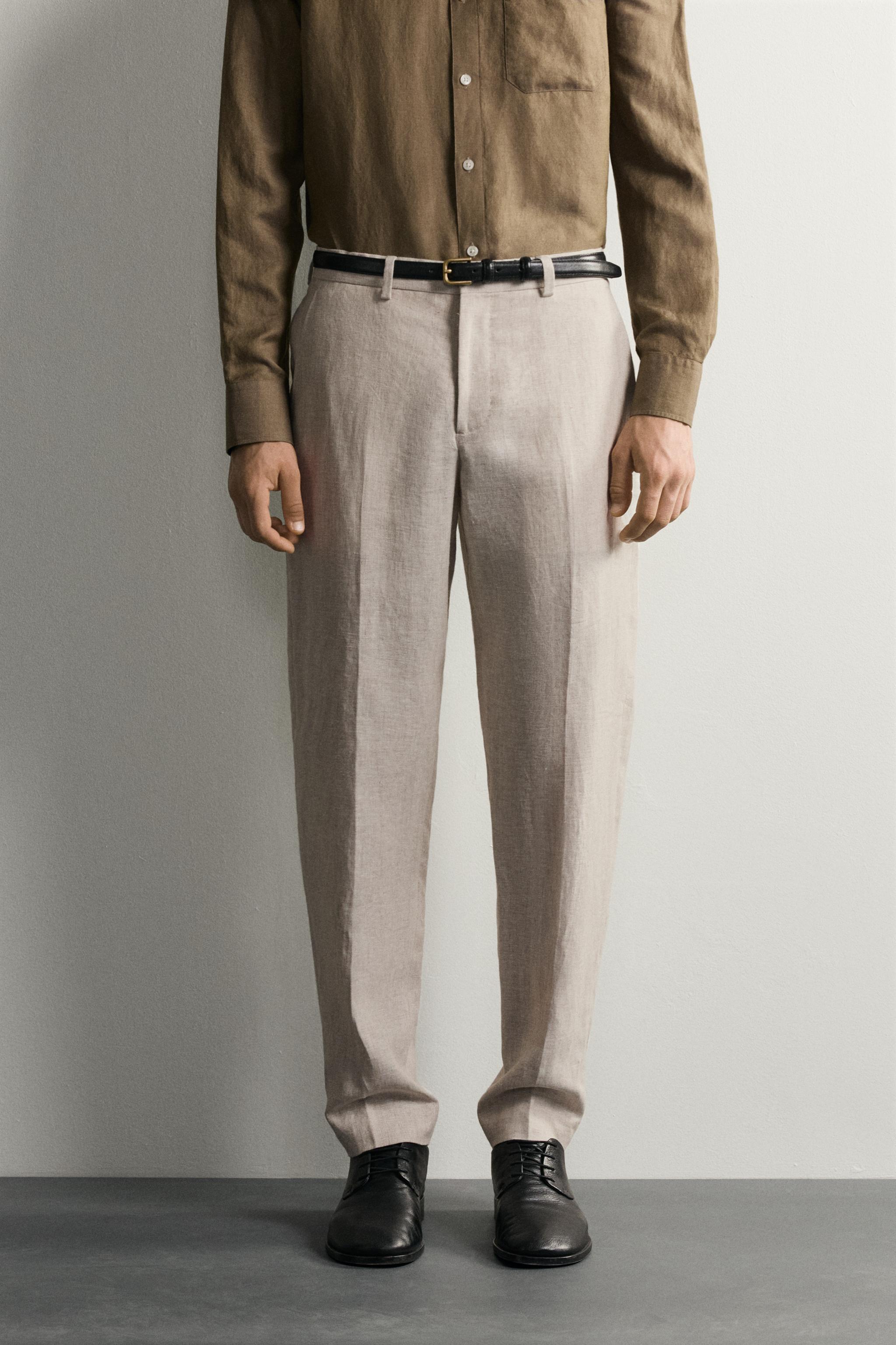 100% LINEN SUIT PANTS