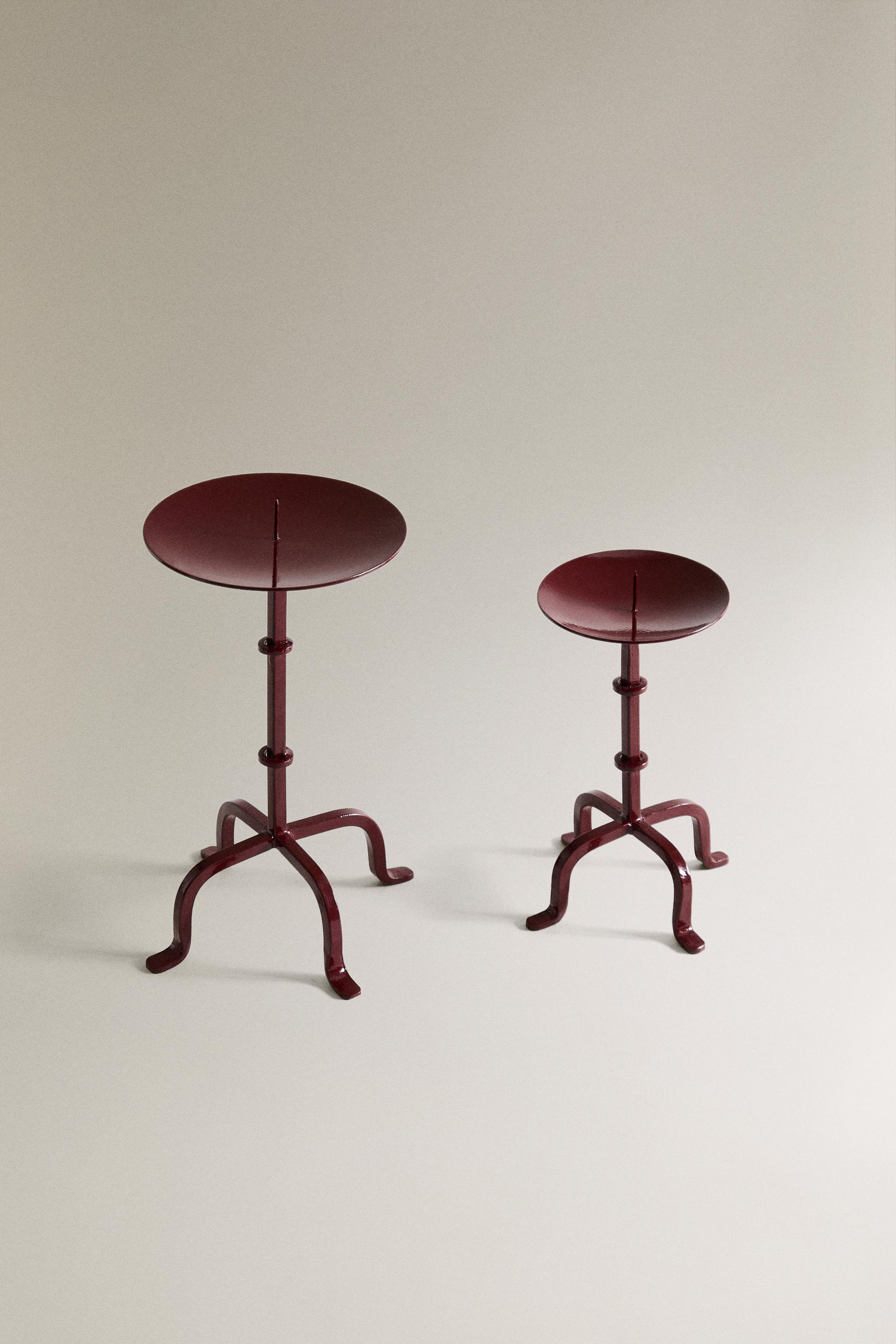 CHRISTMAS FOUR-LEGGED CANDLESTICK