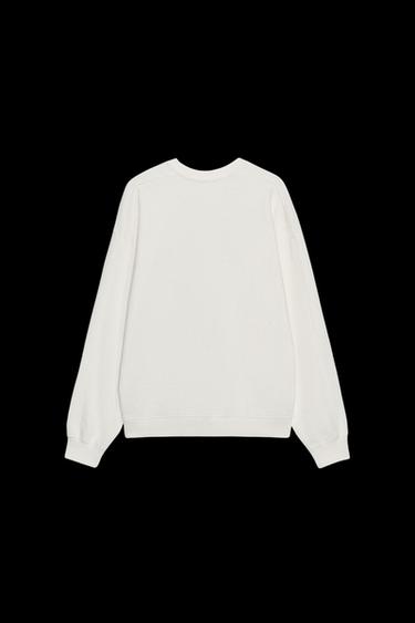 WASHED EFFECT SNOOPY PEANUTS™ SWEATSHIRT - Ecru by Zara