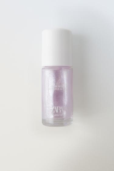 SHINE WITH THE PURPLE GLITTER BODY GLITTER 25 ML (0,85 FL. OZ.) - Pie Tinte von Zara