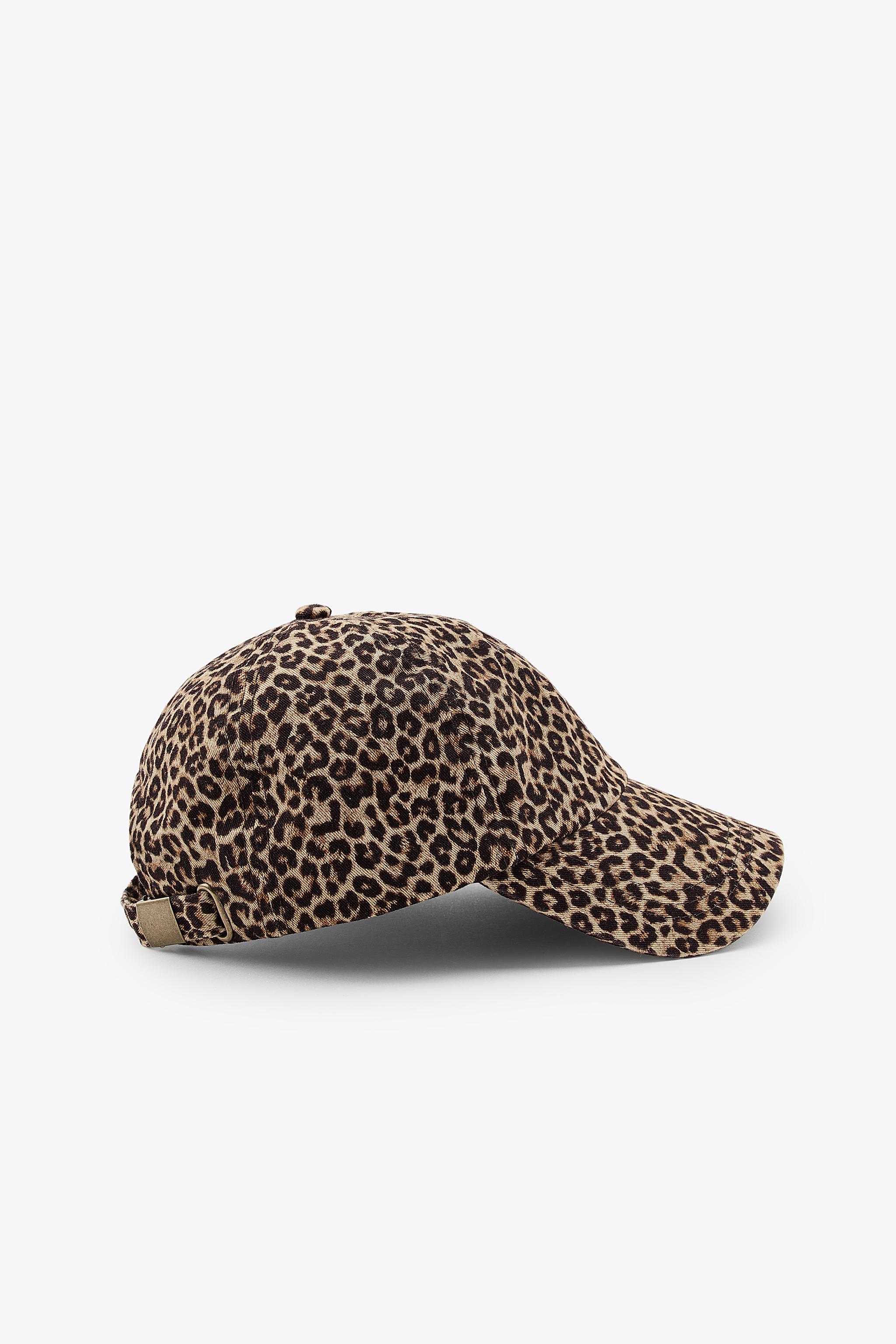 ANIMAL PRINT TWILL CAP - Leopard | ZARA Australia display picture 1