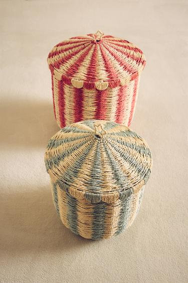 Zara KIDS’ PAPER CIRCUS BASKET - Multicolored