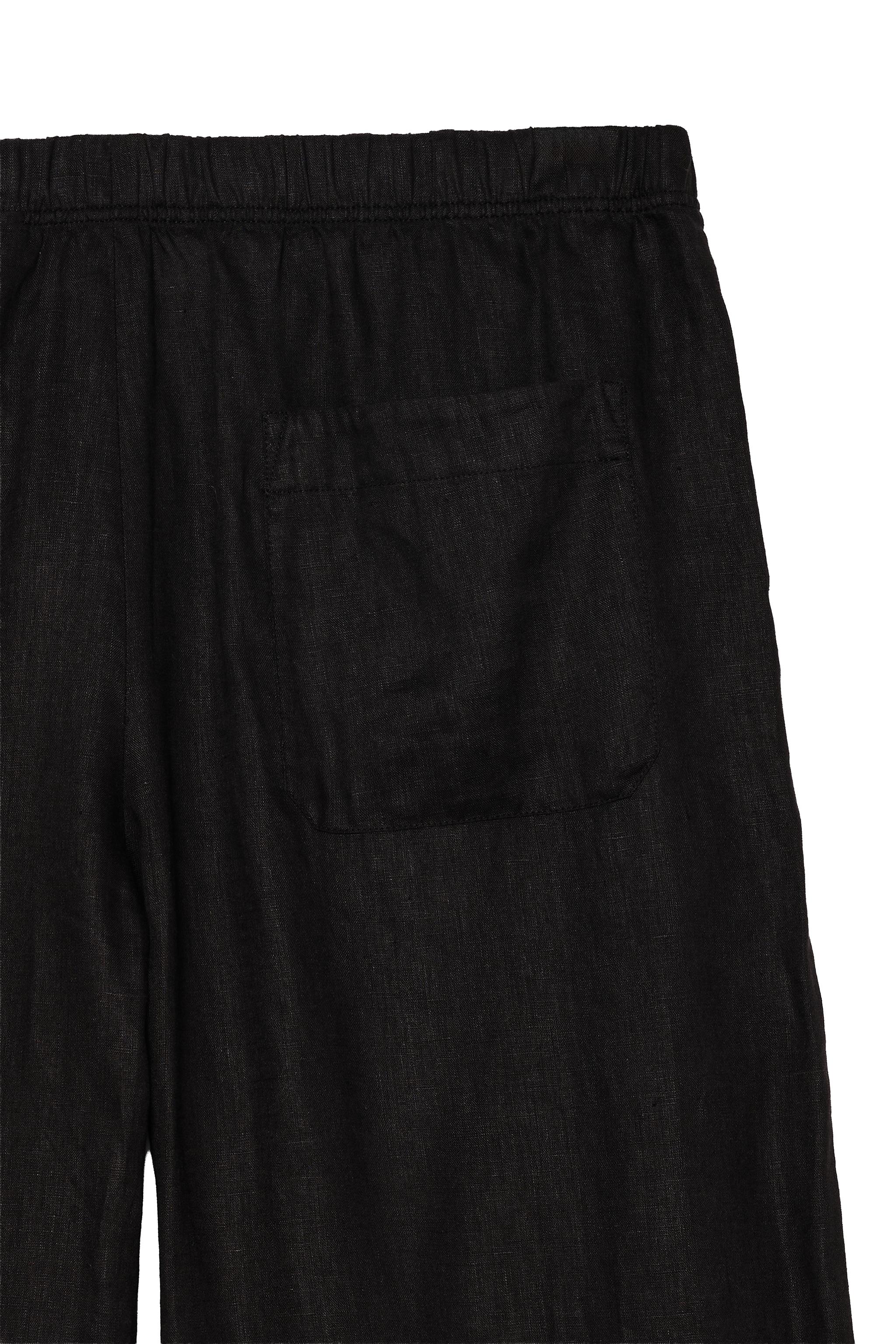 Мужские брюки Zara 100% LINEN RELAXED FIT PANTS — фото 4