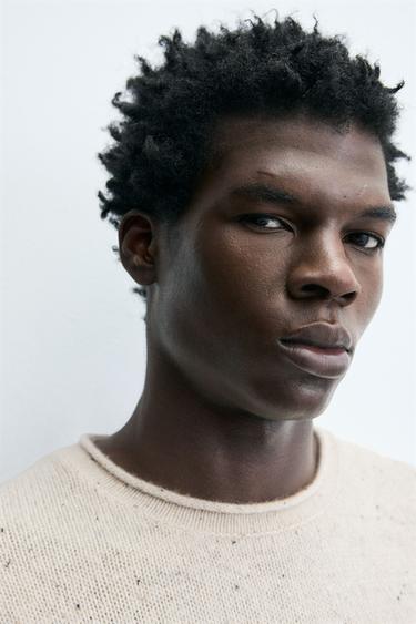 PULL EN LAINE BOUTONNÉ - Écru de Zara - Image 4