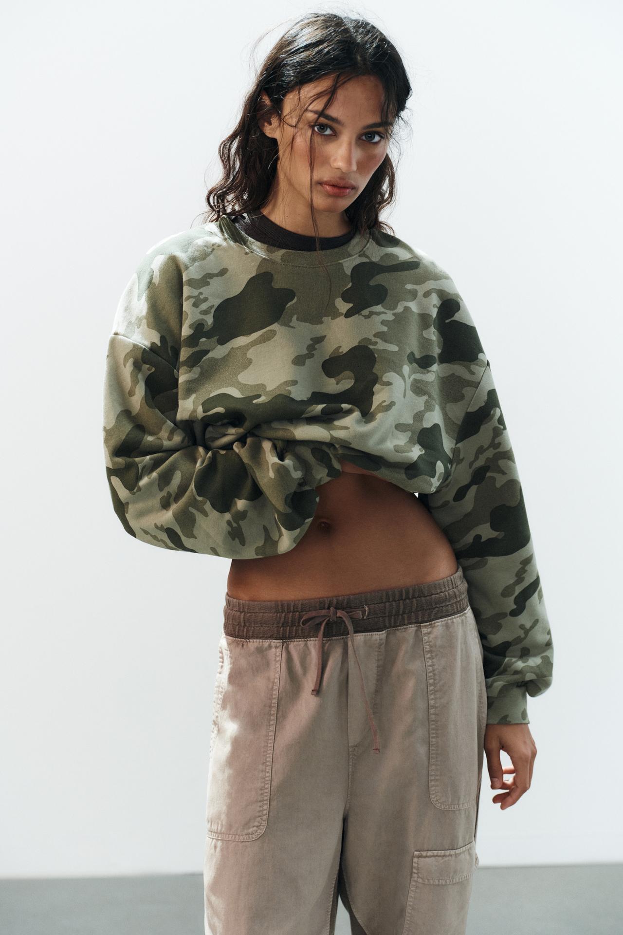 COMBINED CARGO JOGGER PANTS — Brown / Taupe