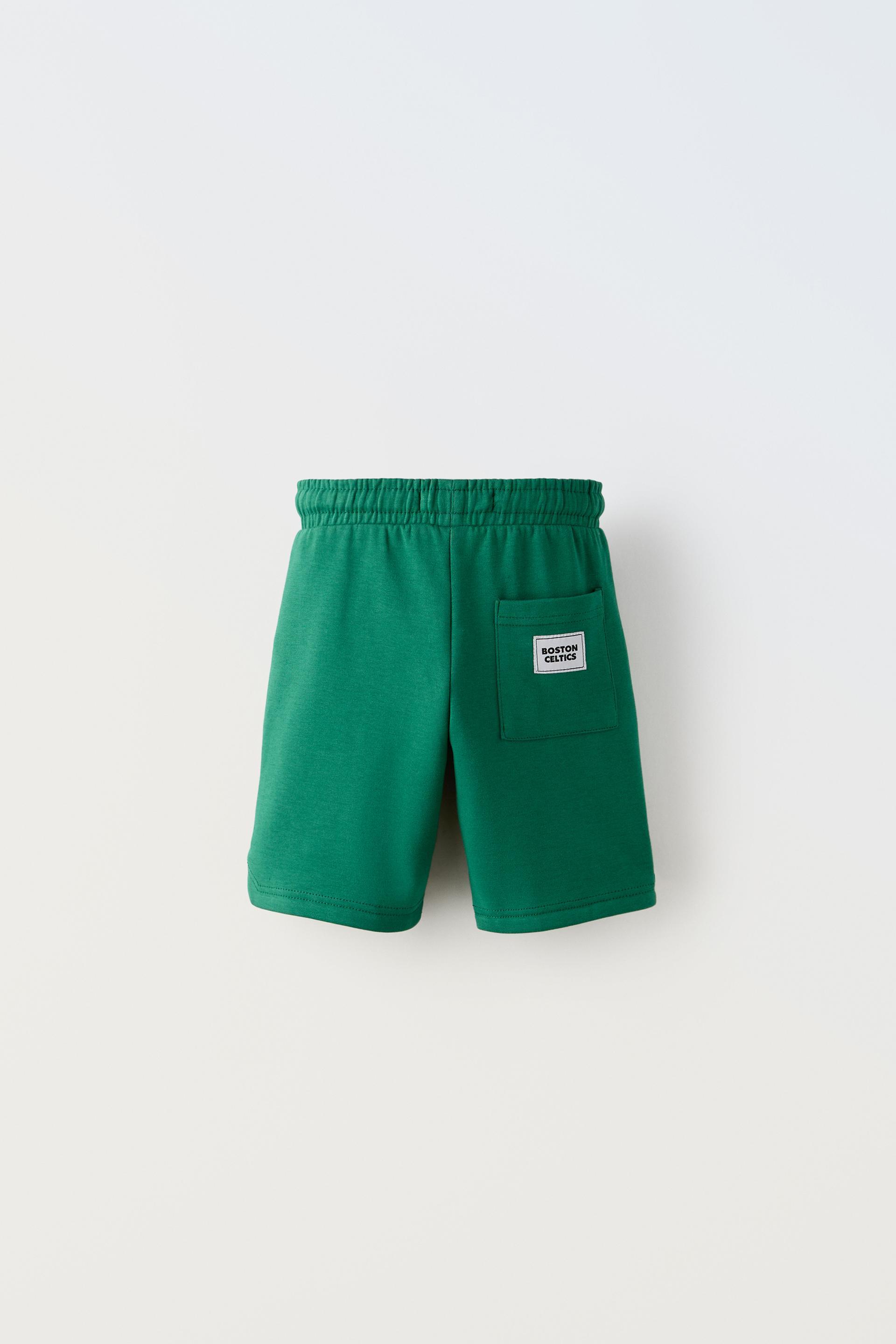 Boston shops celtics green shorts