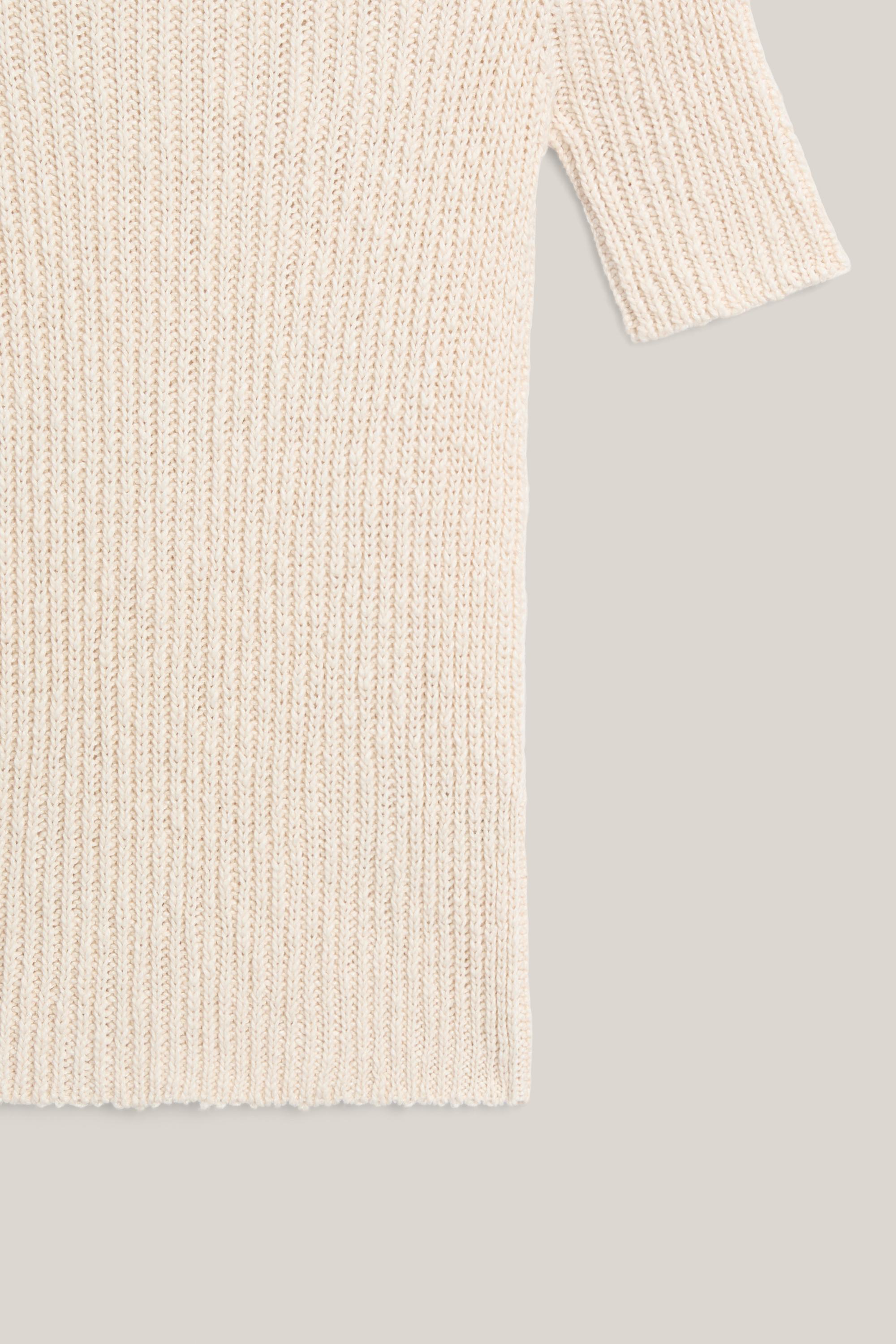 Linen blend textured knit sweater - LIMITED EDITION