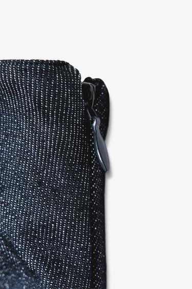 TOP EN DENIM ZW COLLECTION - Bleu de Zara - Image 6