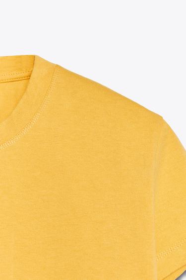 REGULAR-FIT-T-SHIRT - Senfgelb von Zara