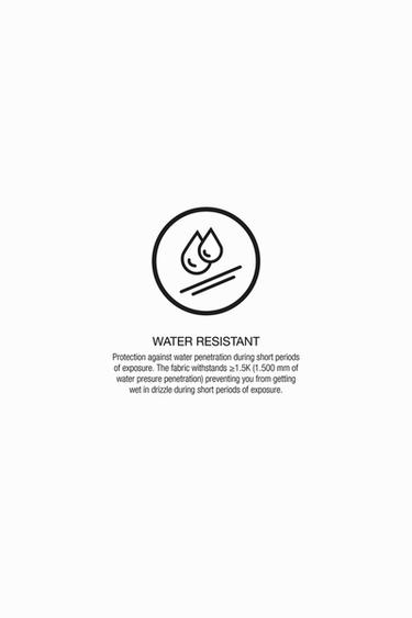 RUBBERISED WATER-REPELLENT HOODED RAINCOAT - Butter by Zara - Image 8