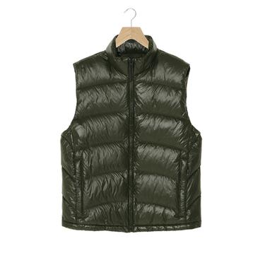 PROŠÍVANÁ VESTA S 80% PEŘÍ - 20% CHMÝŘÍ - Tmavě lahvová zelená od Zara