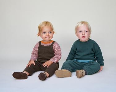 SOFT TOUCH LONG DUNGAREES — Brown 1