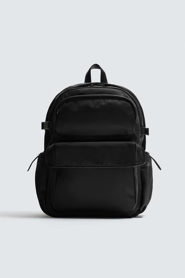 MULTI-POCKET TECHNICAL BACKPACK - Black by Zara