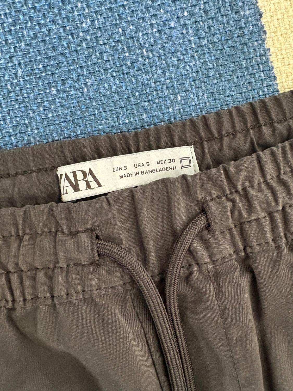 SOFT DENIM CARGO PANTS - Image 3
