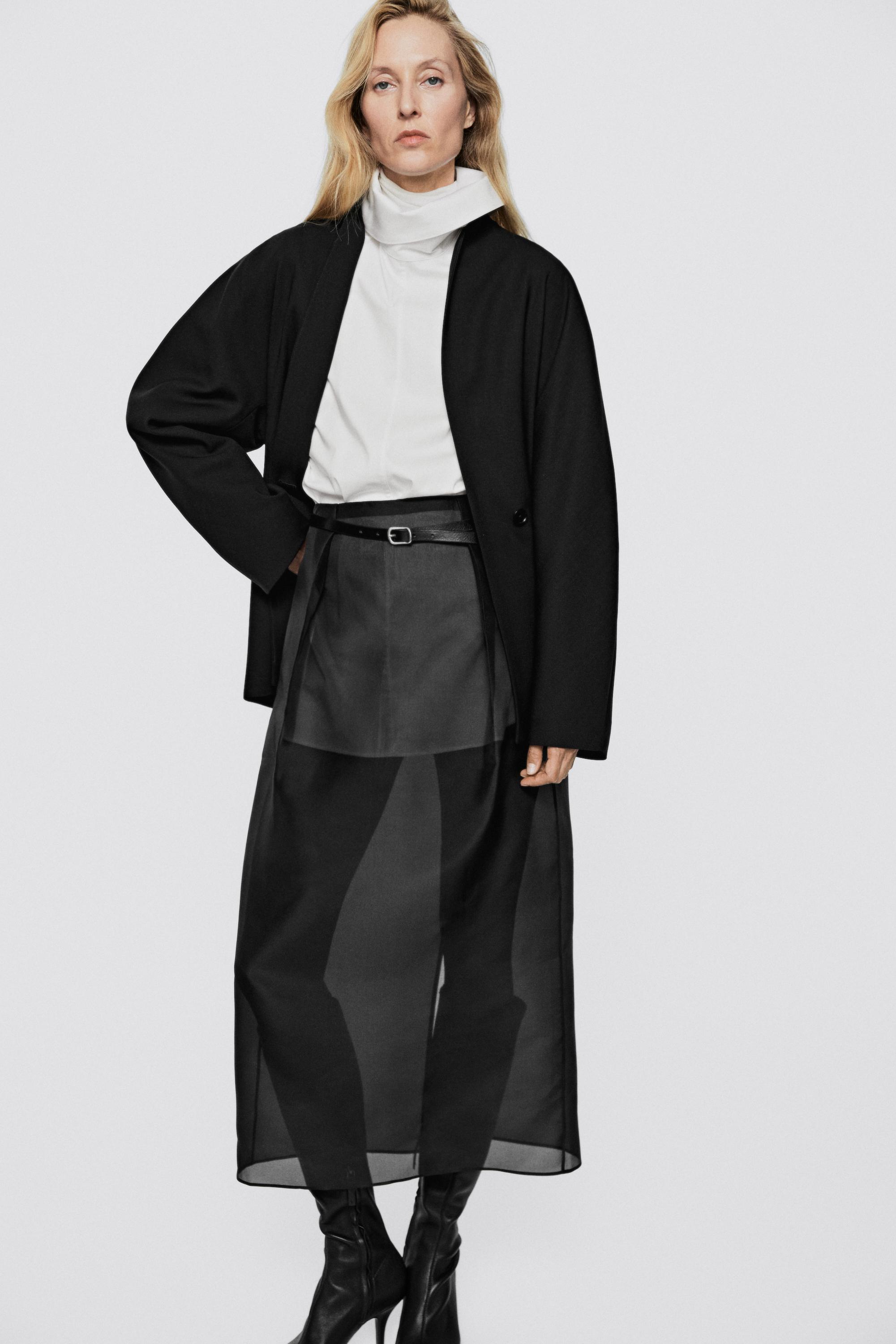 100% silk pleated midi skirt - LIMITED EDITION