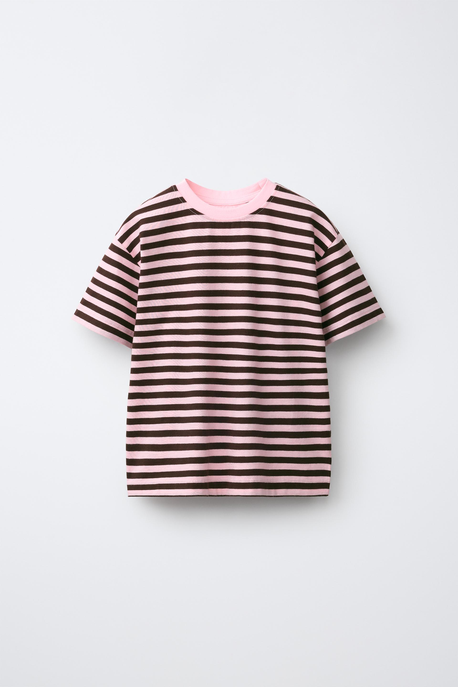 Stripe Print T-Shirt