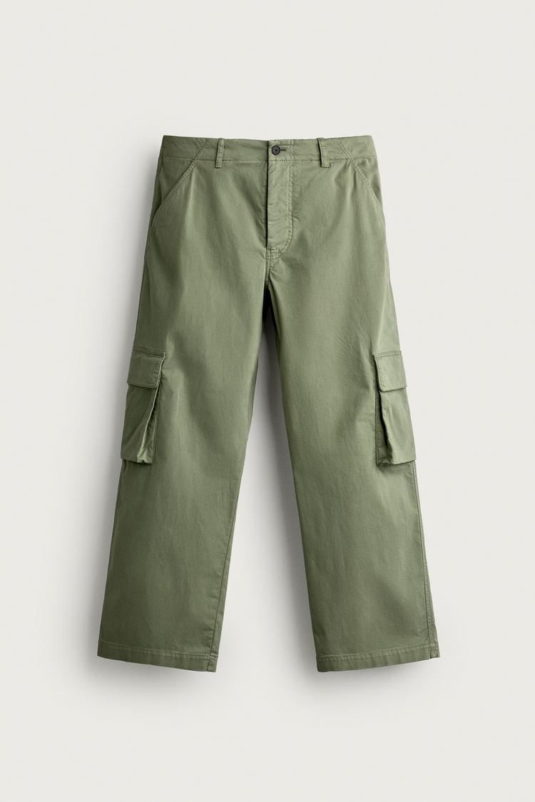 RELAXED FIT CARGO TROUSERS