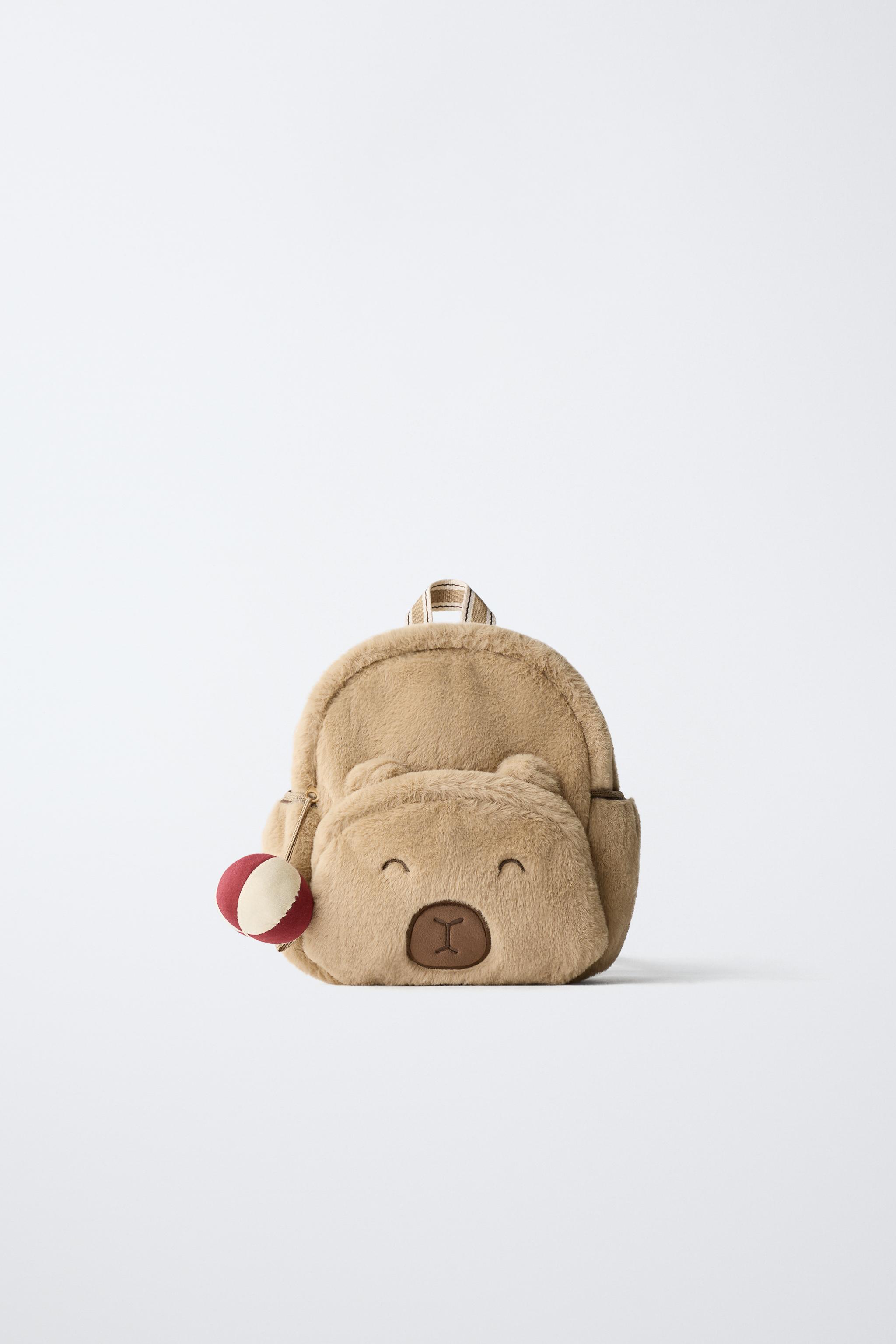 ZARA BNWT Faux Fur Backpack FAUX FUR LILO & STITCH © DISNEY BACKPACK - Blue | ZARA  main image 4