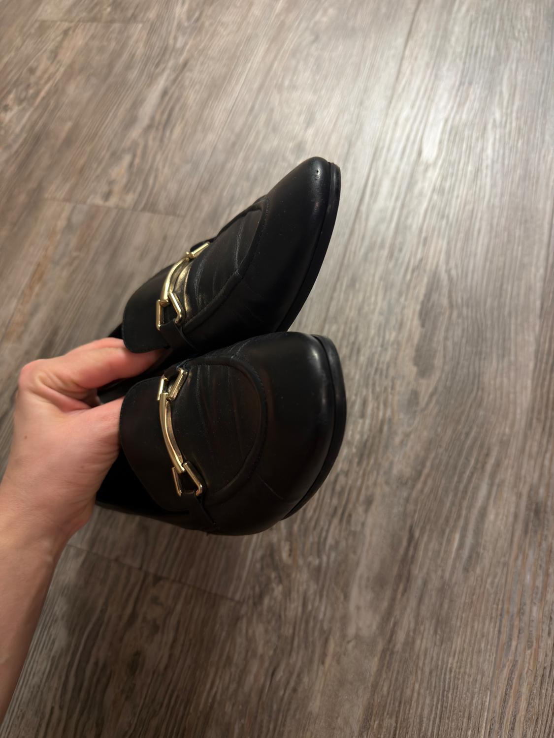 LEATHER FLAT SHOES - Image 4
