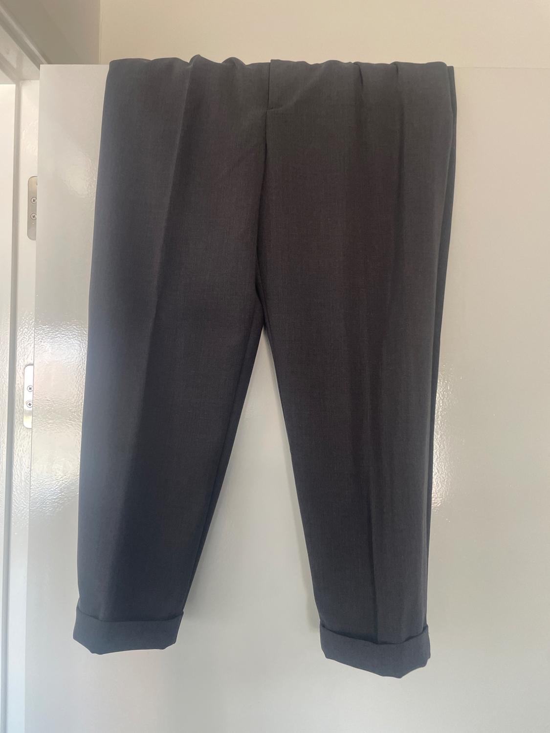 STRAIGHT-LEG TROUSERS WITH TURN-UP HEMS - Image 3