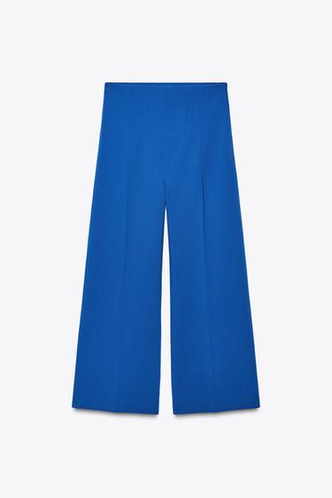 ZW COLLECTION キュロットパンツエレクトリックブルーZaraのZW COLLECTION キュロットパンツ - エレクトリックブルー 