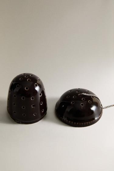 PORCELAIN TEA INFUSER - Brown by Zara - Image 2