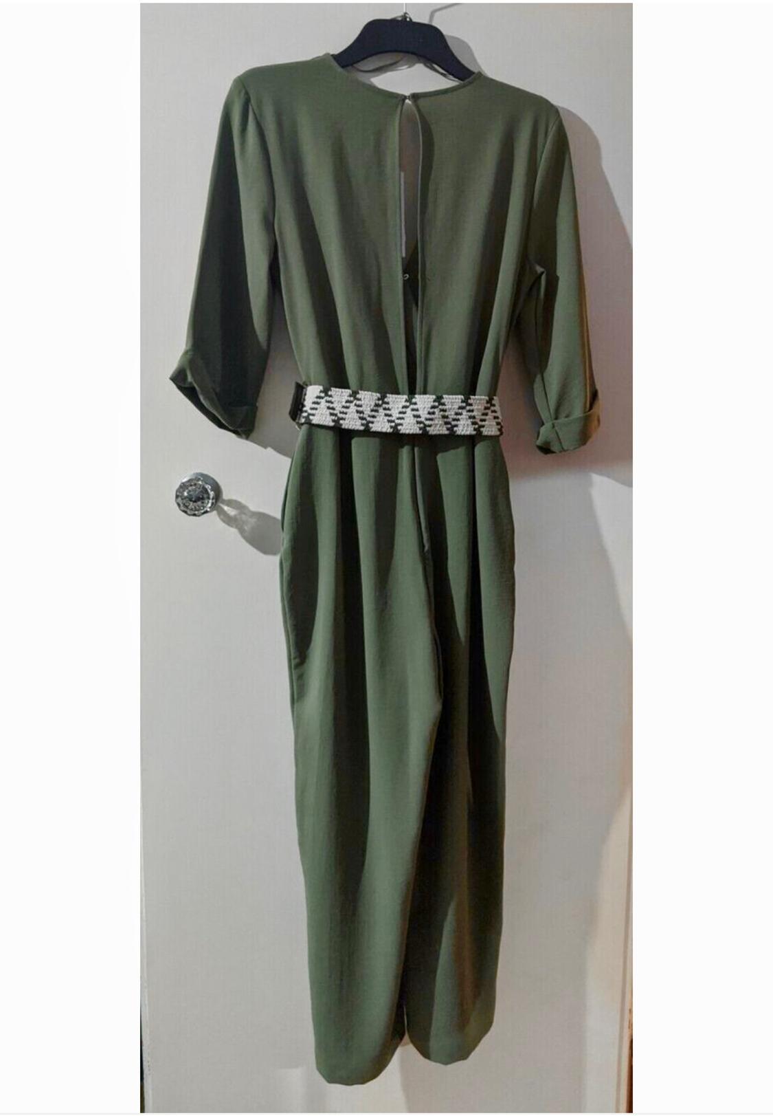 LONG BELTED JUMPSUIT - Image 2