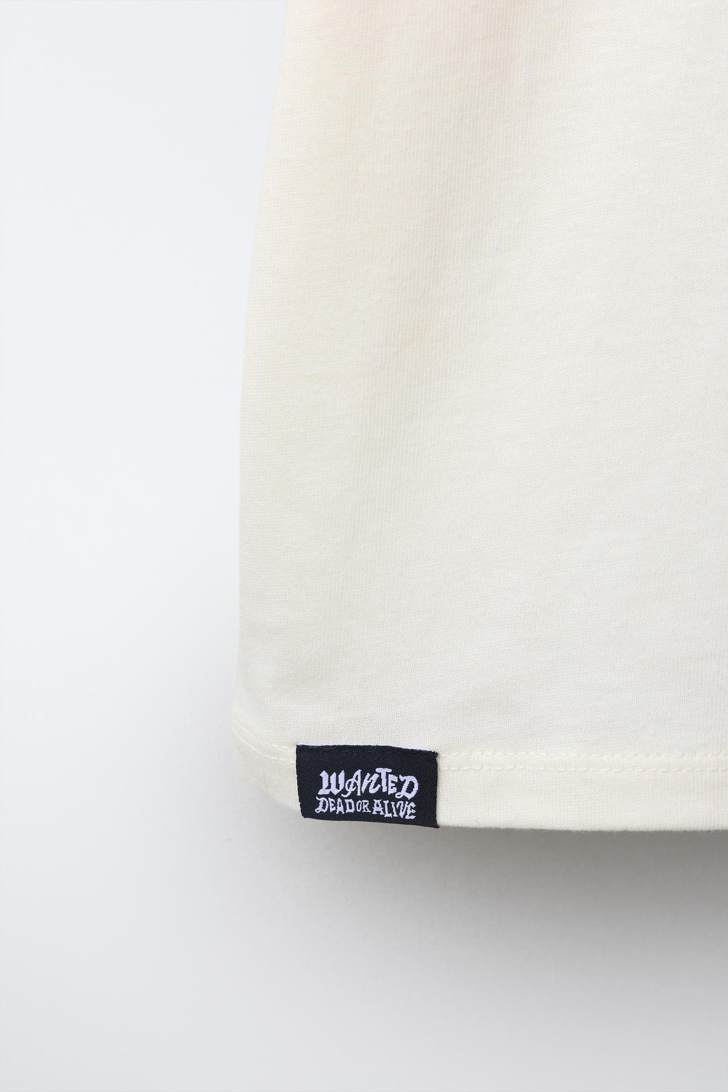 Детская футболка Zara One Piece Netflix © Printed, цвет: Белый — фото 4