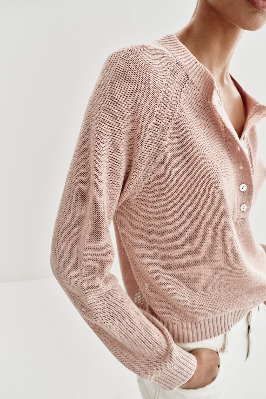 BUTTON KNIT JUMPER