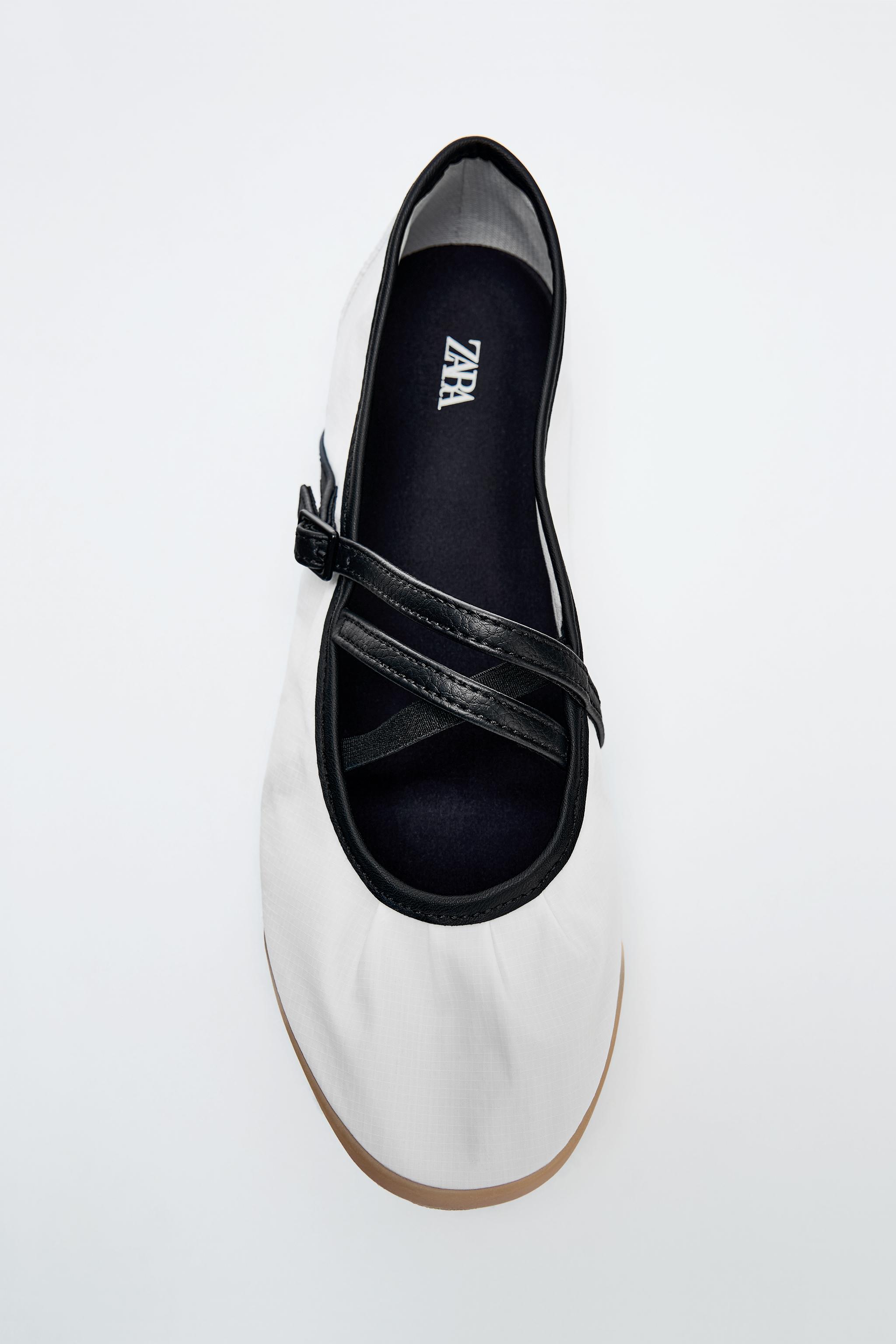 SPORTS BALLET FLATS WITH STRAPS