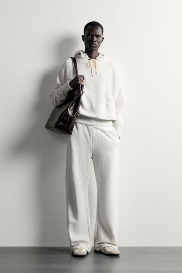 PANTALLONA JOGGER RELAXED FIT - Gri e hapur nga Zara - Imazh 0