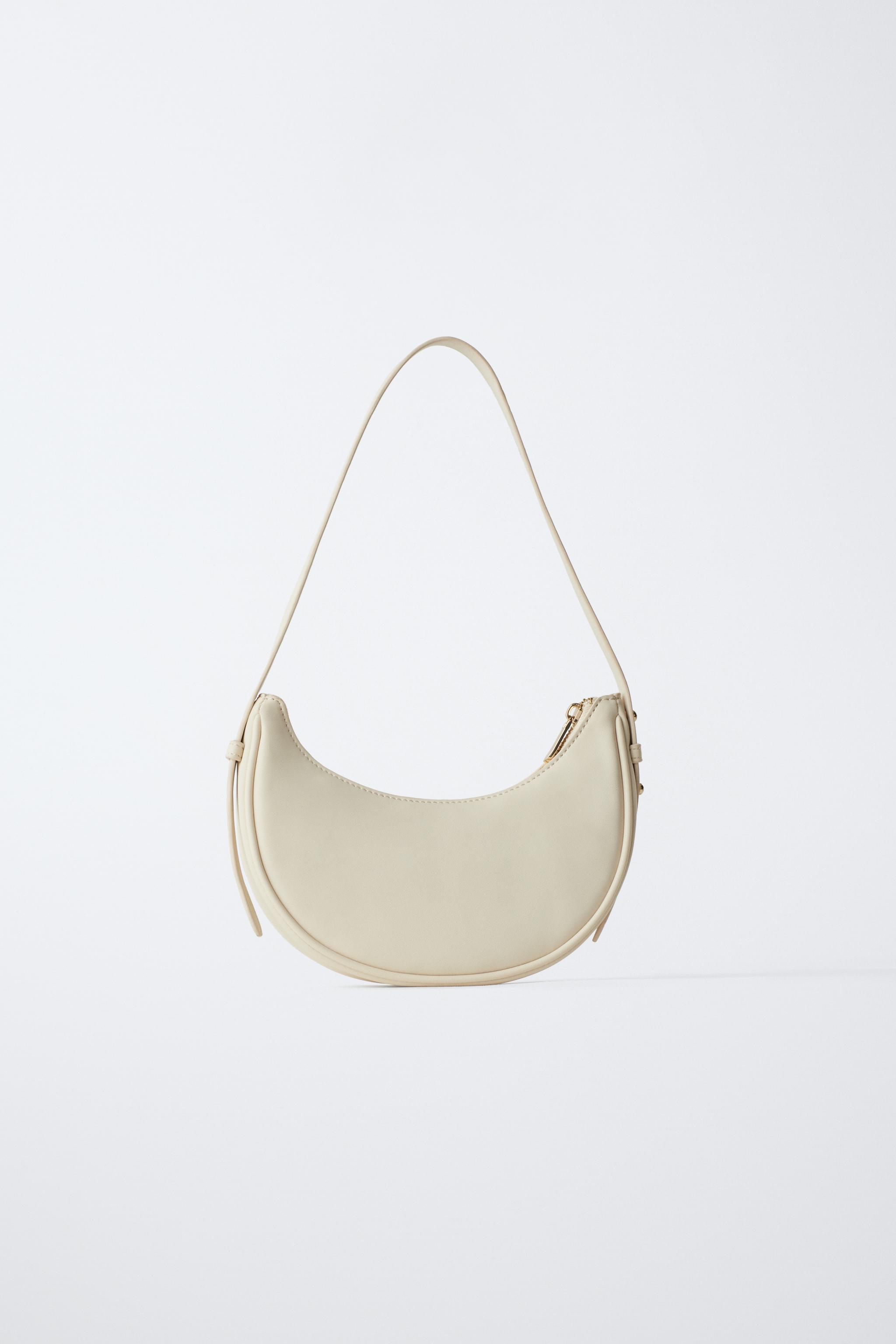 Tas Zara Zara Clutch Zara Tasche Weiss NEUTRALE TASCHE