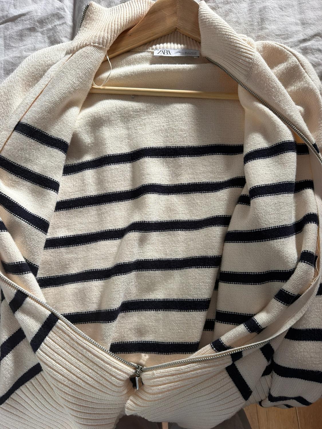 STRIPED KNIT CARDIGAN - Image 8