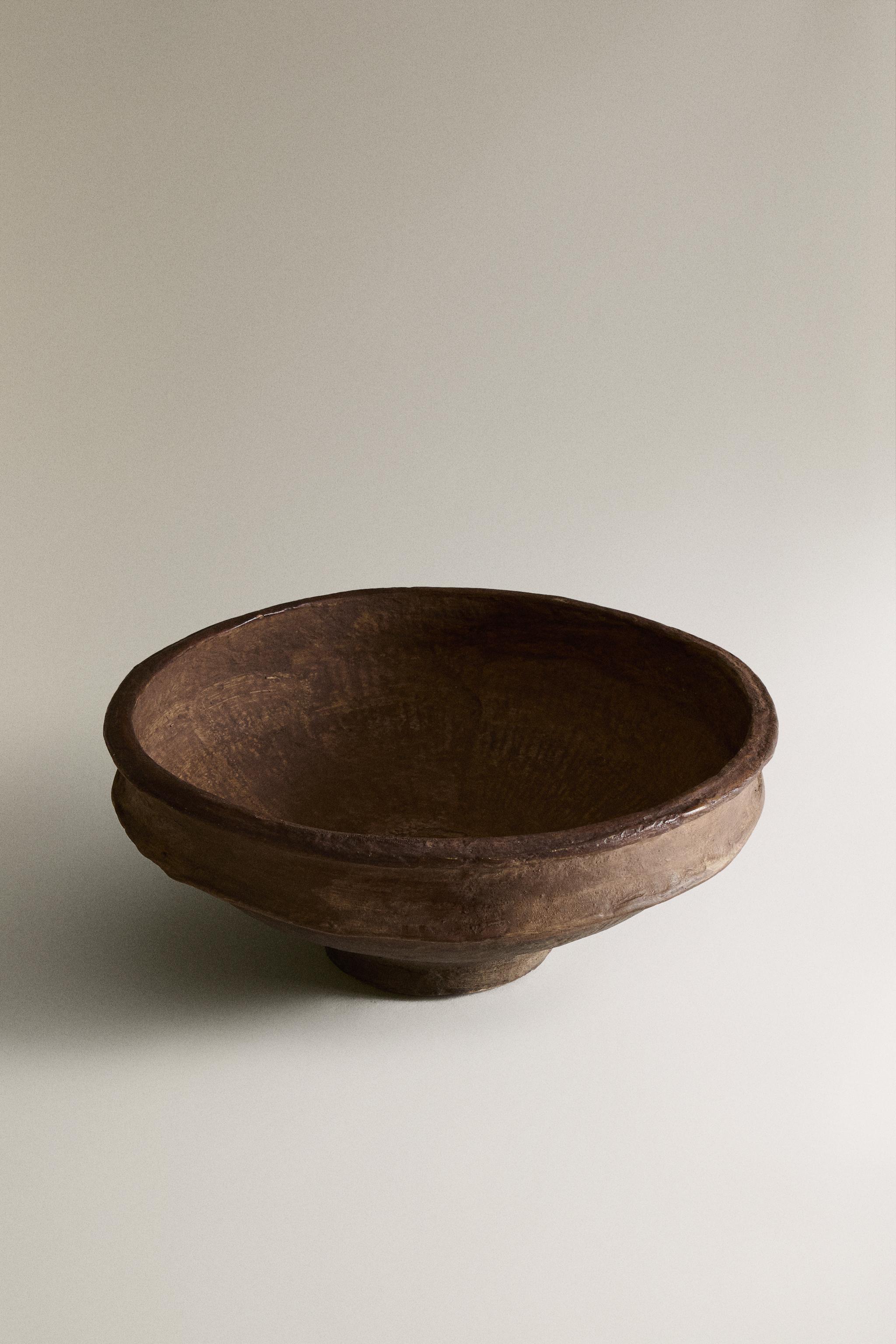 DECORATIVE PAPIER-MÂCHÉ BOWL