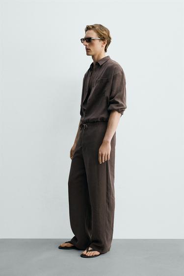 CHEMISE FLUIDE DOUCE - Marron de Zara - Image 3