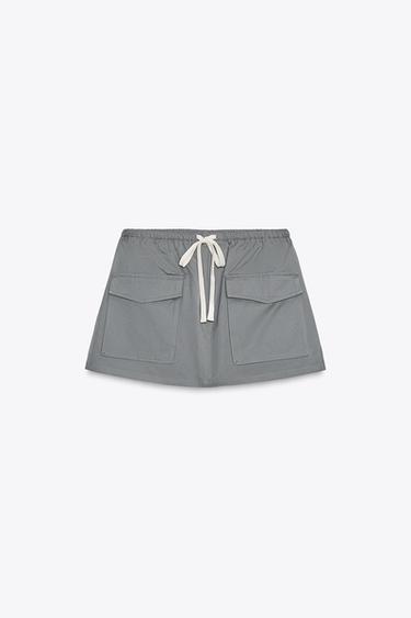 CARGO CULOTTES - Mid-grey by Zara