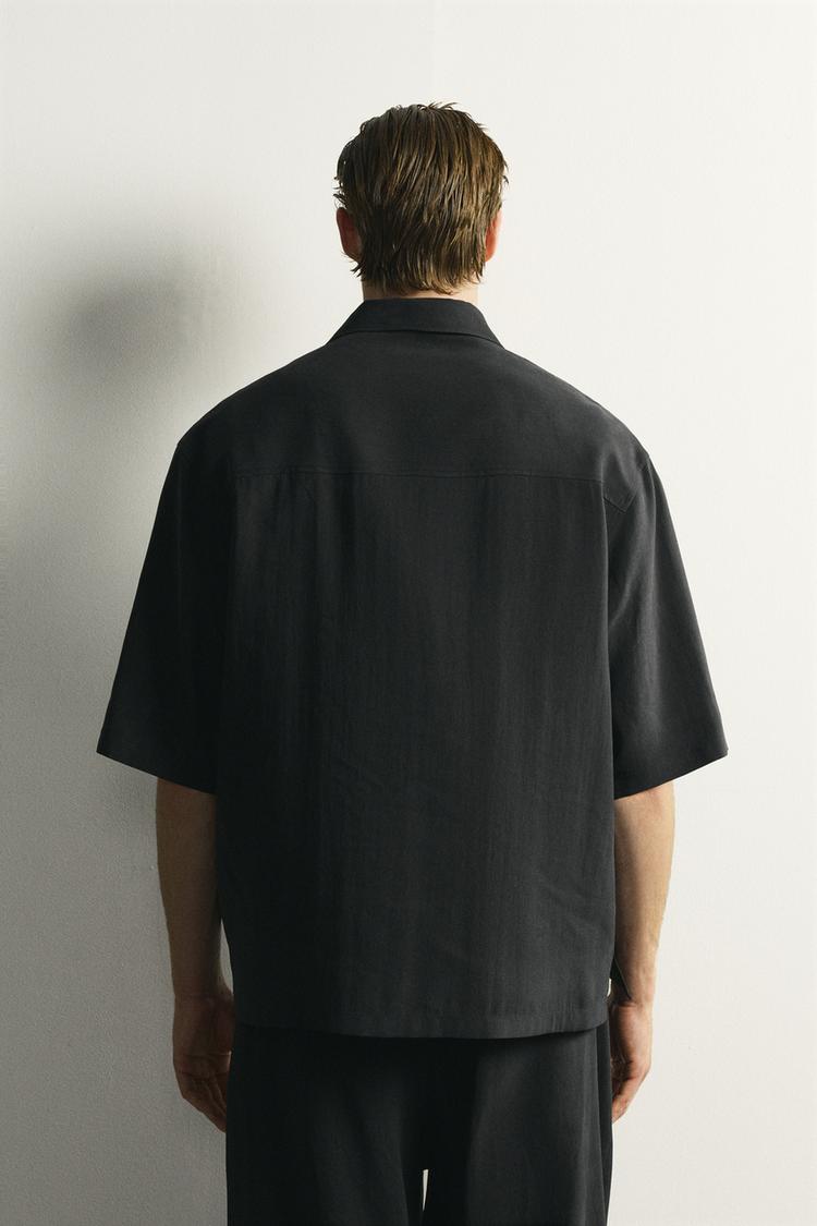 Camisa fluida de corte relajado 3