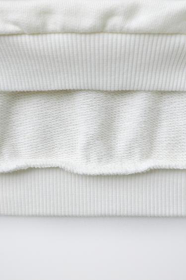 SWEAT GLACE EN MAILLE CROCHET - Écru de Zara - Image 3