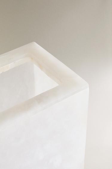 ALABASTER BATHROOM BIN - White by Zara - Image 2