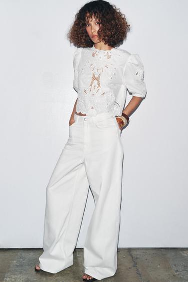 ZW COLLECTION ROMANTIC BLOUSE - White by Zara - Image 2