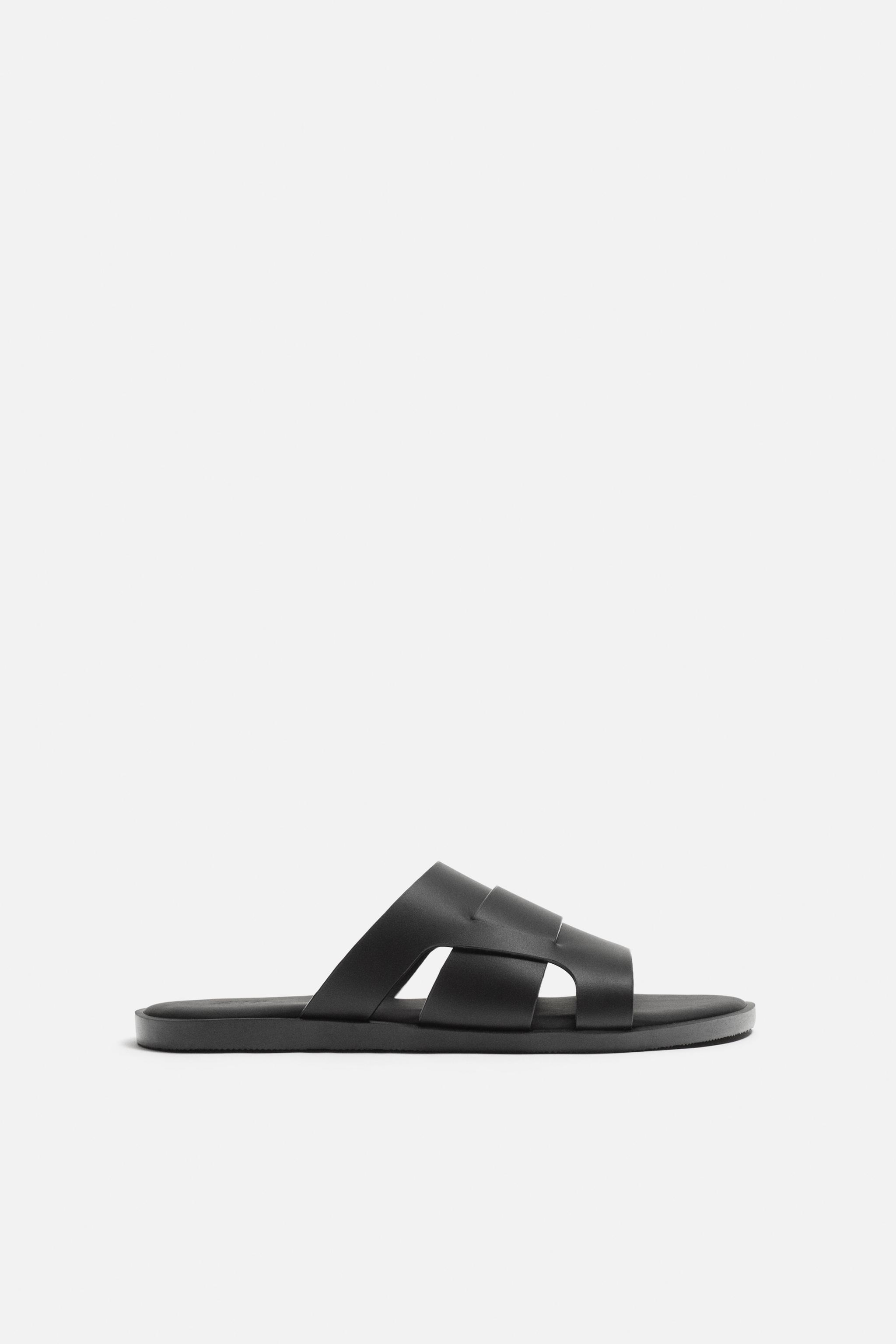 Leather Sandals Men s Shoes ZARA Australia