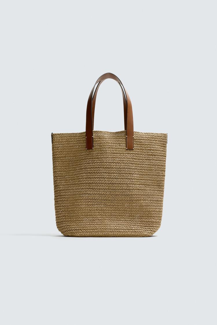 ZARA BRAIDED TOTE BAG