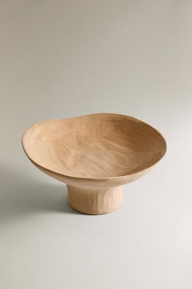 BOL PIED CÉRAMIQUE IRRÉGULIÈRE - Beige de Zara - Image 1