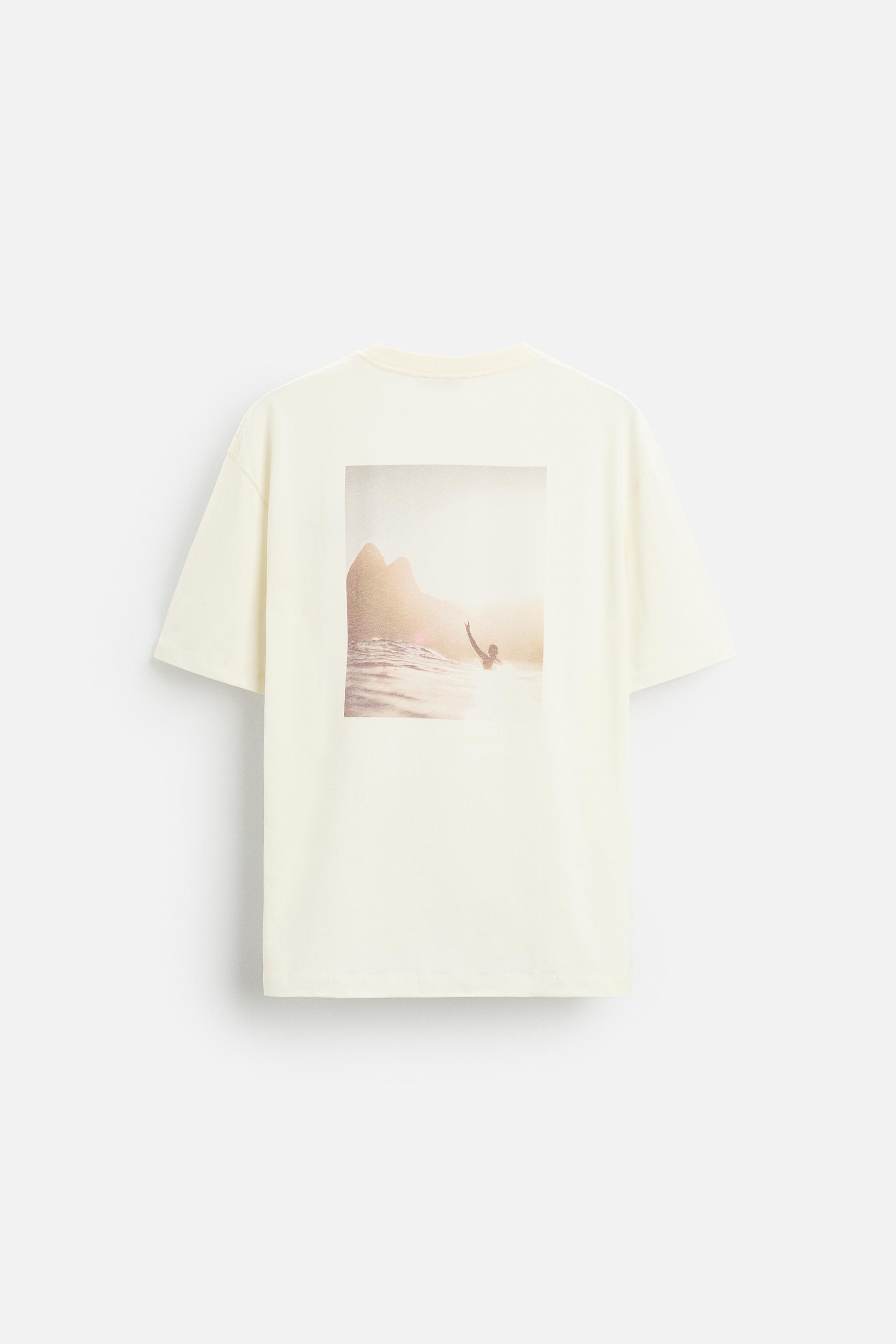 RAFAEL MOURA PHOTO T-SHIRT - Ecru | ZARA United States